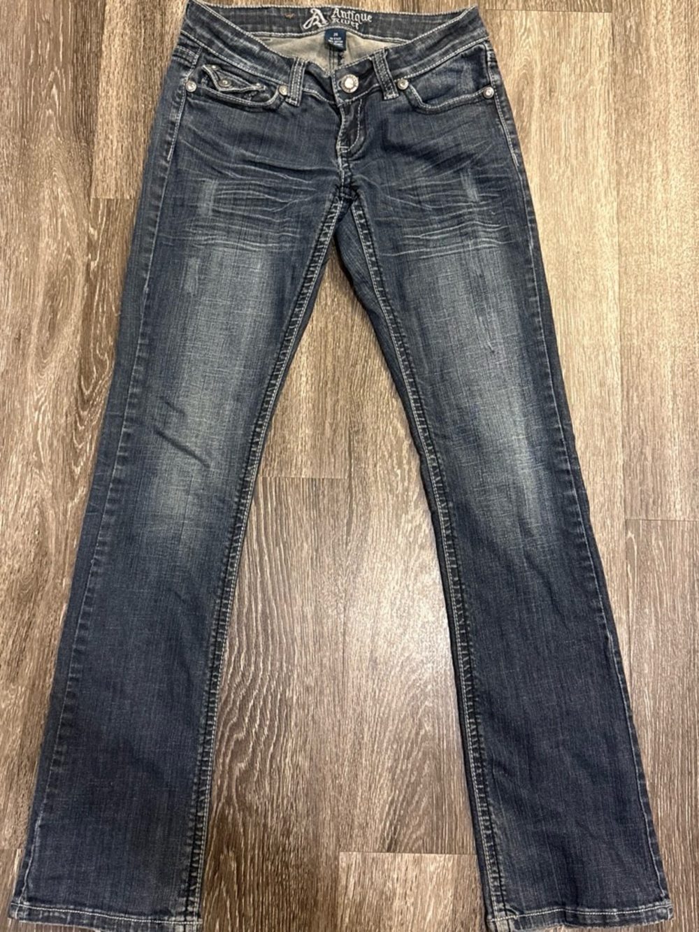 Antique Women's Bootcut Jeans in Dark Wash Blue